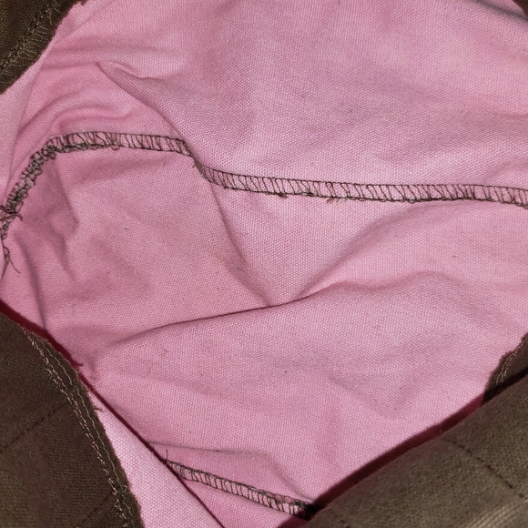 Roxy small brown and pink tote - Picture 6 of 7